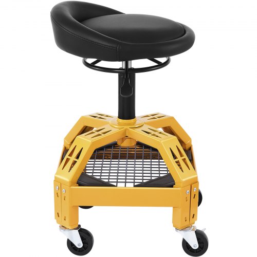 Rolling Garage Stool 300LBS Capacity Adjustable Height from 24 in to 287
