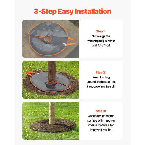 Tree Watering Rings 4 Packs 10 Gallons SelfWatering Tree Bags Slow