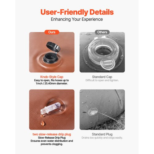 Tree Watering Rings 4 Pcs 16 Gallons Tree Watering Bags 69 Hours Slow
