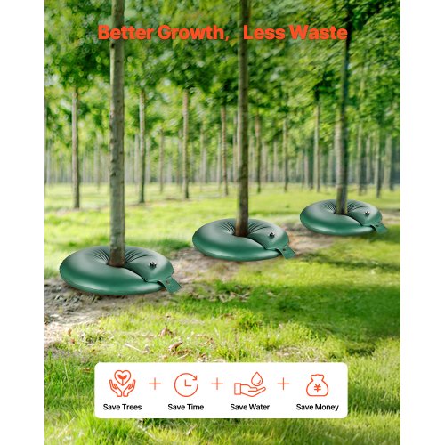 Tree Watering Rings 4 Pcs 20 Gallons Tree Watering Bags 69 Hours Slow