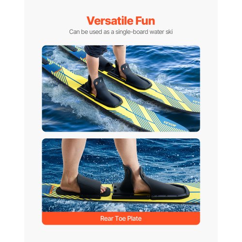 67 Water Skis Adult Water Ski with X9 Adjustable Horseshoe Bindings