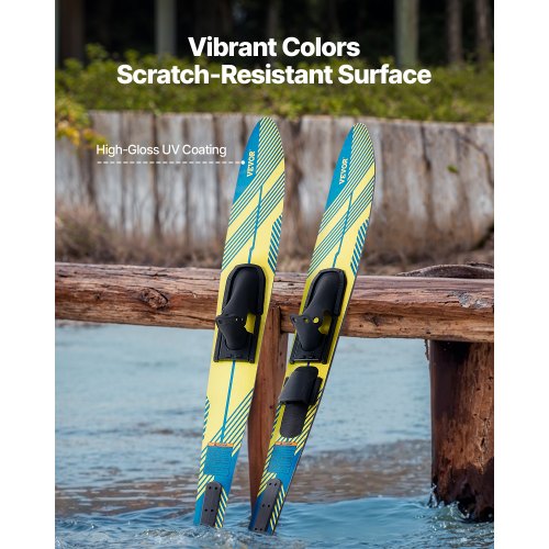67 Water Skis Adult Water Ski with X9 Adjustable Horseshoe Bindings
