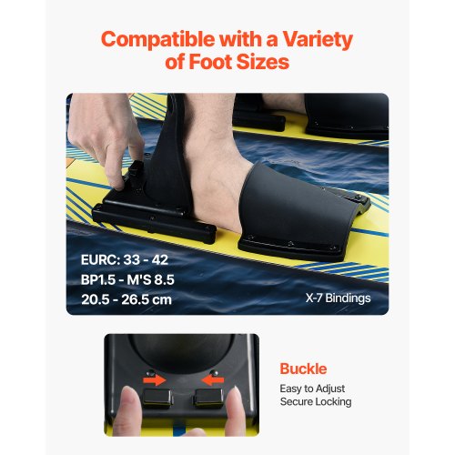 46 Water Skis Kids Water Ski Trainers with X7 Adjustable Bindings