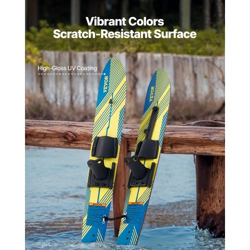 46 Water Skis Kids Water Ski Trainers with X7 Adjustable Bindings