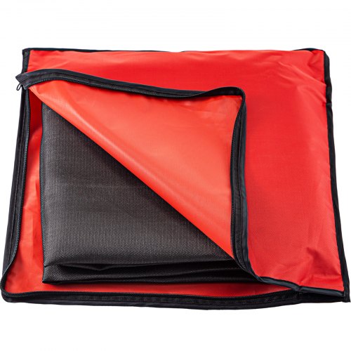 8 x 10 Ft Welding Blanket Black Fiberglass Blanket Portable Fiberglass Fire
