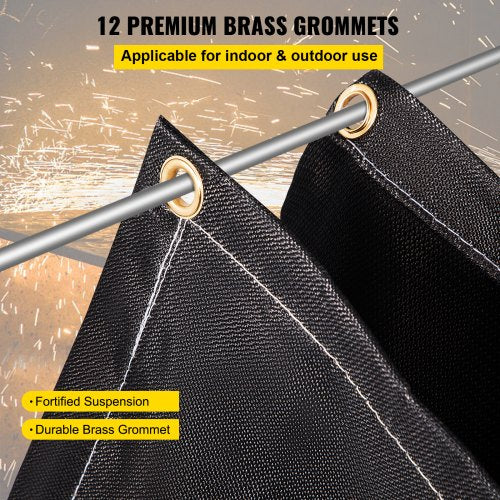 Fire Blankets 2 Pack Welding Blankets 8 x 10 Fire Suppression Blanket