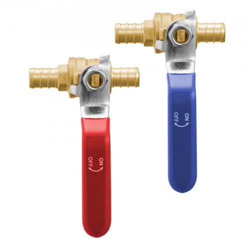 PEX Ball Valve 10 Pieces 12 in PEX Brass Ball Valve PEX Full Port Brass