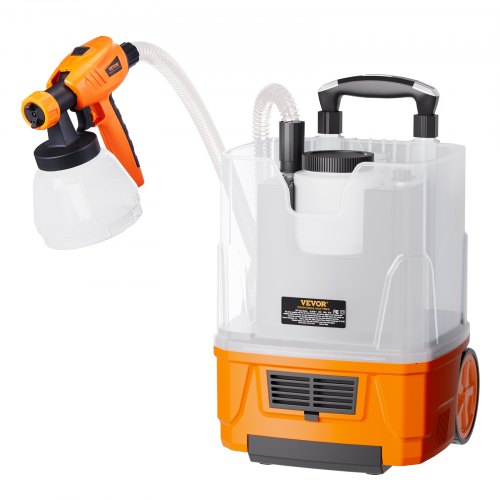Paint Sprayer 1300W Electric Spray Paint Gun with Air Hose 1300ml and 800