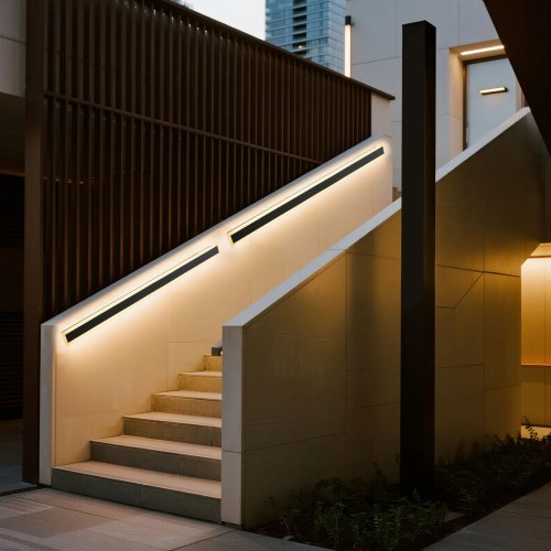 Outdoor Wall Lights 2 Pack 47.2 Inch Long Strip Modern Exterior Wall