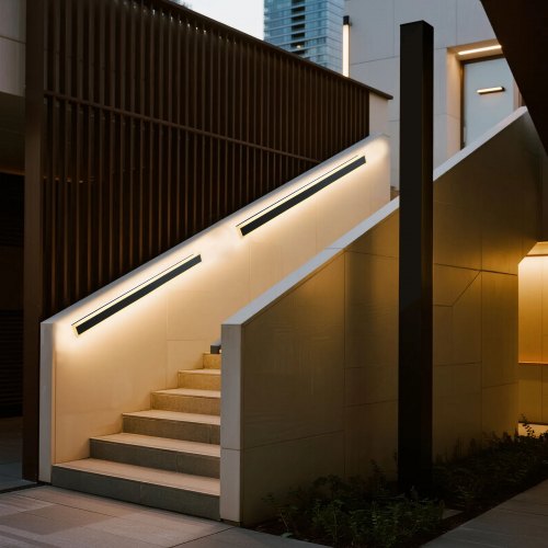 Outdoor Wall Lights 2 Pack 39.4 Inch Long Strip Modern Exterior Wall