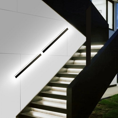 Outdoor Wall Lights 2 Pack 47.2 Inch Long Strip Modern Exterior Wall 1