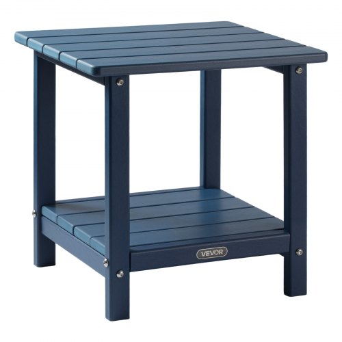 Outdoor Side Table 1772W x 1496D x 1732H Inch Double Layer HDPE Outside