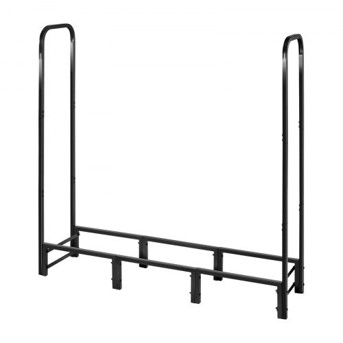 Firewood Rack with Waterproof Cover 4 ft Outdoor Firewood Holder 14 Cord
