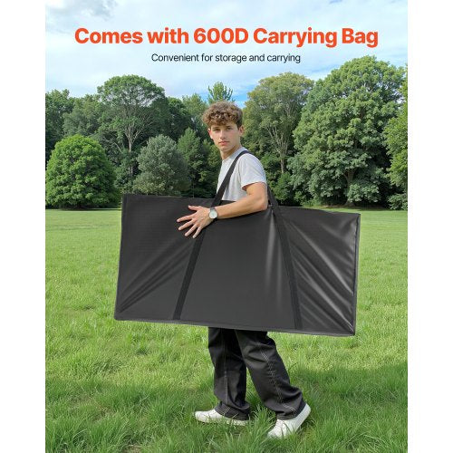 Cornhole Set 4x2 ft Corn Hole Game Boards Solid Wood Portable Toss Board