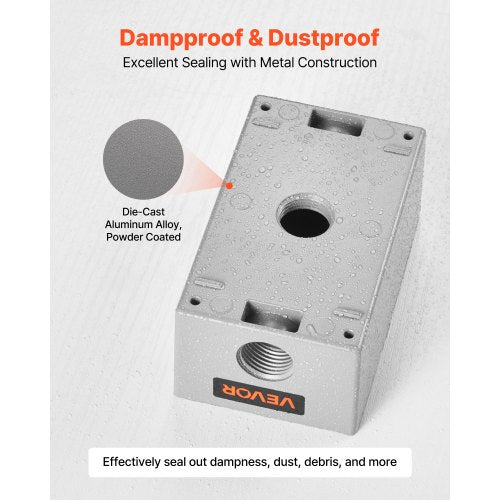 Outdoor Electrical Box 45 x 28 x 2 in Weatherproof Outlet Junction Box
