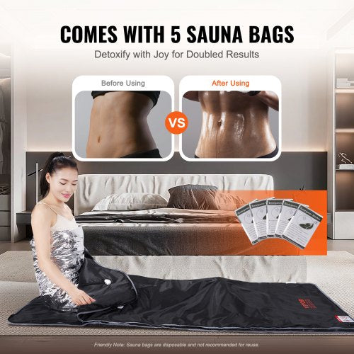 Sauna Blanket for Detoxification Portable Far Infrared Sauna for Home