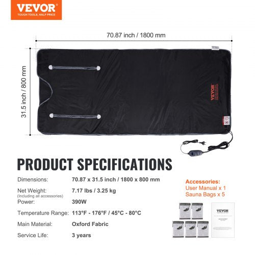 Sauna Blanket for Detoxification Portable Far Infrared Sauna for Home