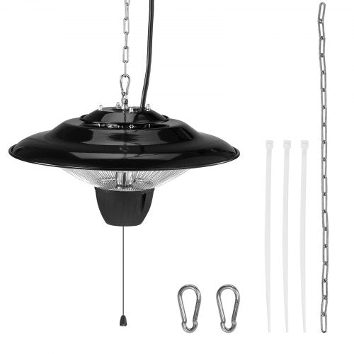 Hanging Patio Heater 1500W Electric Space Infrared Heater IP34 Protection