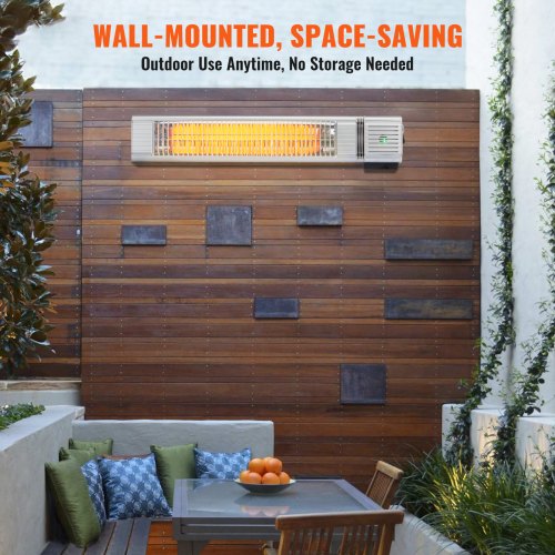 Infrared Heater 1500W Remote Control Electric Space Infrared Heater IP65