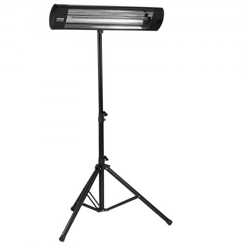 Infrared Heater 1500W Electric Space Heater with Remote Control LED Screen