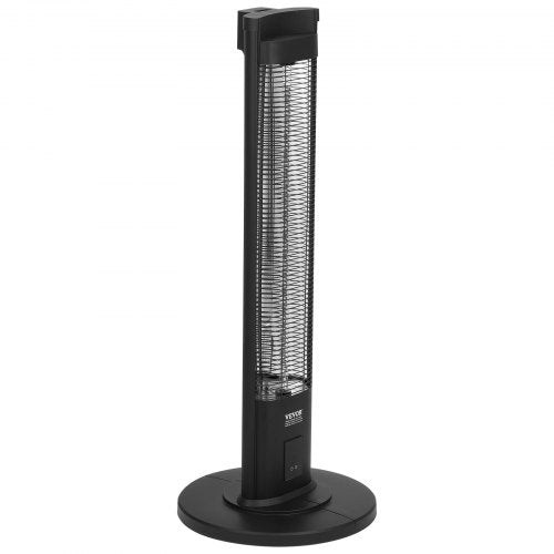 Infrared Heater 1500W Electric Space Heater with Remote Control 2 Speeds