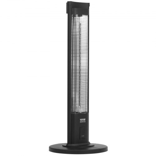Infrared Heater 1500W Electric Space Heater with Remote Control 2 Speeds