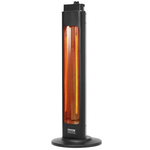 Infrared Heater 1500W Electric Space Heater with Remote Control 3 Speeds