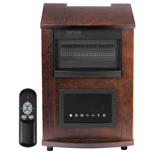 Infrared Heater 1500W Electric Space Heater with Remote Control LED Screen 1