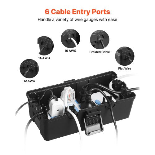 Outdoor Electrical Box Waterproof 94 x 43 x 2.8 in IP54 Weatherproof
