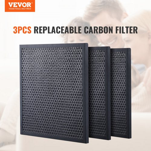 Active Carbon Filters 3 Pack 157 x 157 Air Filter Replacement