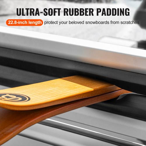 Ski and Snowboard Roof Rack 317Inch Universal Ski Rack for Car Roof Fit