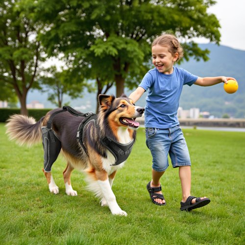 Dog Knee Brace for Torn ACL Dog Leg Brace with Adjustable Hinge Stabilizer
