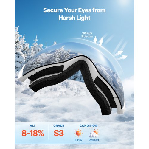 Frameless Ski Goggles Spherical Lens with Pink Revo Coating OTG Anti fog