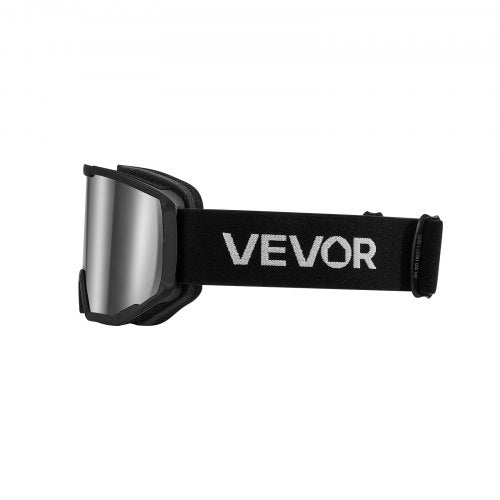 Ski Goggles Cylindrical Lens with Silver Mirror Revo Coating OTG Anti fog