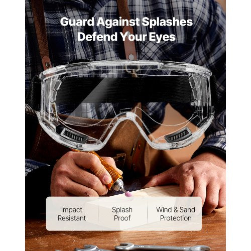 Respirator Mask Reusable Half Face Cover with Safety Glasses and Filters