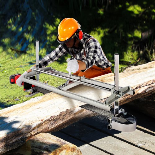 Chainsaw Mill Portable Sawmill 1436 Guide Bar Galvanized Steel Chainsaw