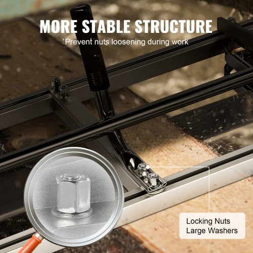 Chainsaw Mill Portable Sawmill 1448 Guide Bar Galvanized Steel Chainsaw