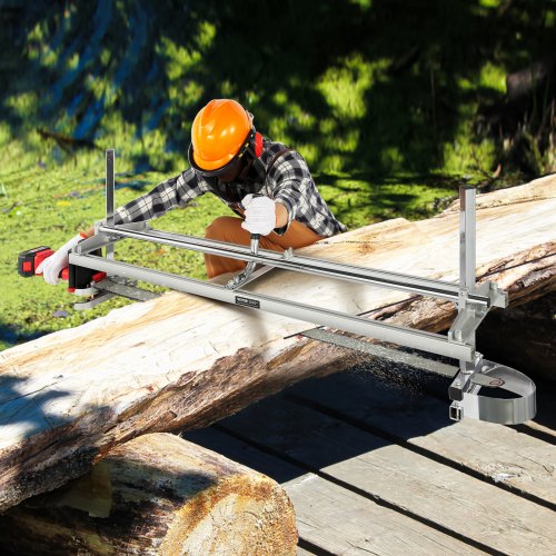 Chainsaw Mill Portable Sawmill 1448 Guide Bar Galvanized Steel Chainsaw