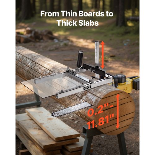Chainsaw Mill Portable Sawmill Fits 1620 in Planking Milling Bar Lumber