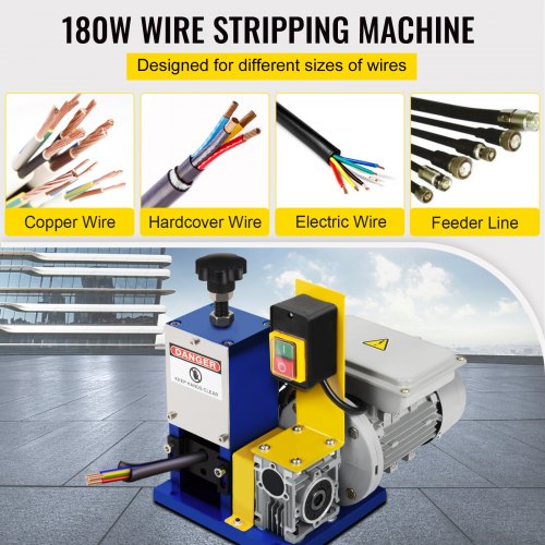 Automatic Electric Wire Stripping Machine05098Portable Dark Blue