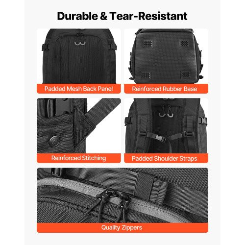Ski Boot Bag 55L Snowboard Boots Travel Backpack for Men Women with Waterproof