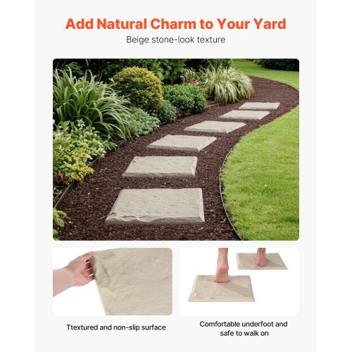 Garden Stepping Stones 16Pcs 155 x 15.5 in Decorative Stepping Stones