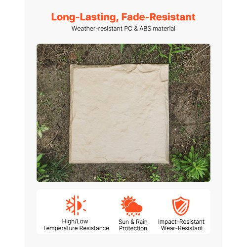 Garden Stepping Stones 8Pcs 155 x 15.5 in Decorative Stepping Stones with Stakes 1