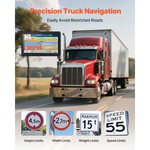 GPS Navigator for Car 7 inch Touch Screen 16GB GPS Navigation System 1