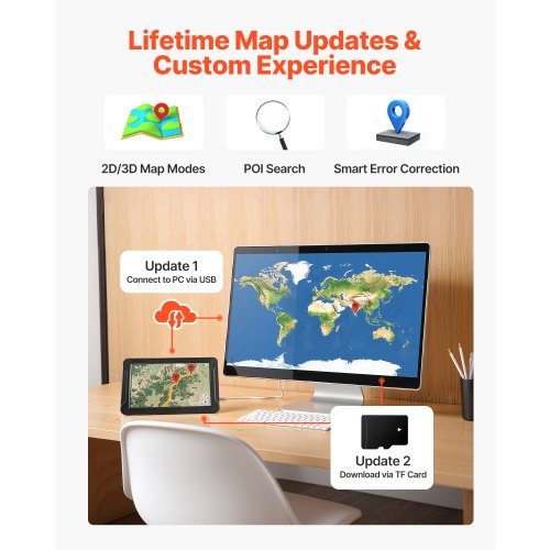 GPS Navigator for Car 7 inch Touch Screen 8GB GPS Navigation System