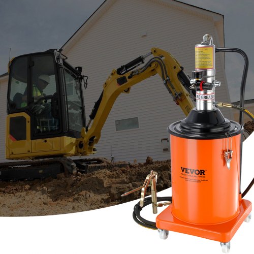 Grease Pump 5 Gallon 20L Air Operated Grease Pump with 13 ft High Pressure