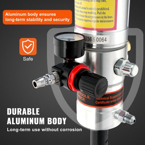 Grease Pump 501 Pressure Ratio Air Operated Grease Pump with 13 ft High