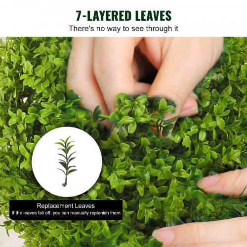 2x Artificial Boxwood Ball Ø406cm Garden Deco Boxwood in Flowerpot Ball