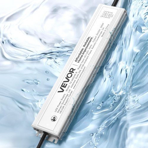 LED Driver 300 Watts 24V DC Waterproof IP67 Low Voltage Power Supply