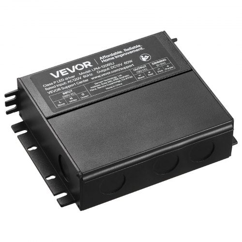 60W Dimmable LED Driver 12V TriacELVMLV AC to DC Power Supply